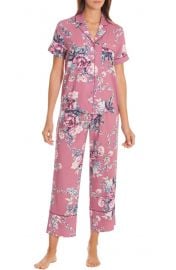 In Bloom by Jonquil Crop Pajamas in Bed of Roses adobe at Nordstrom